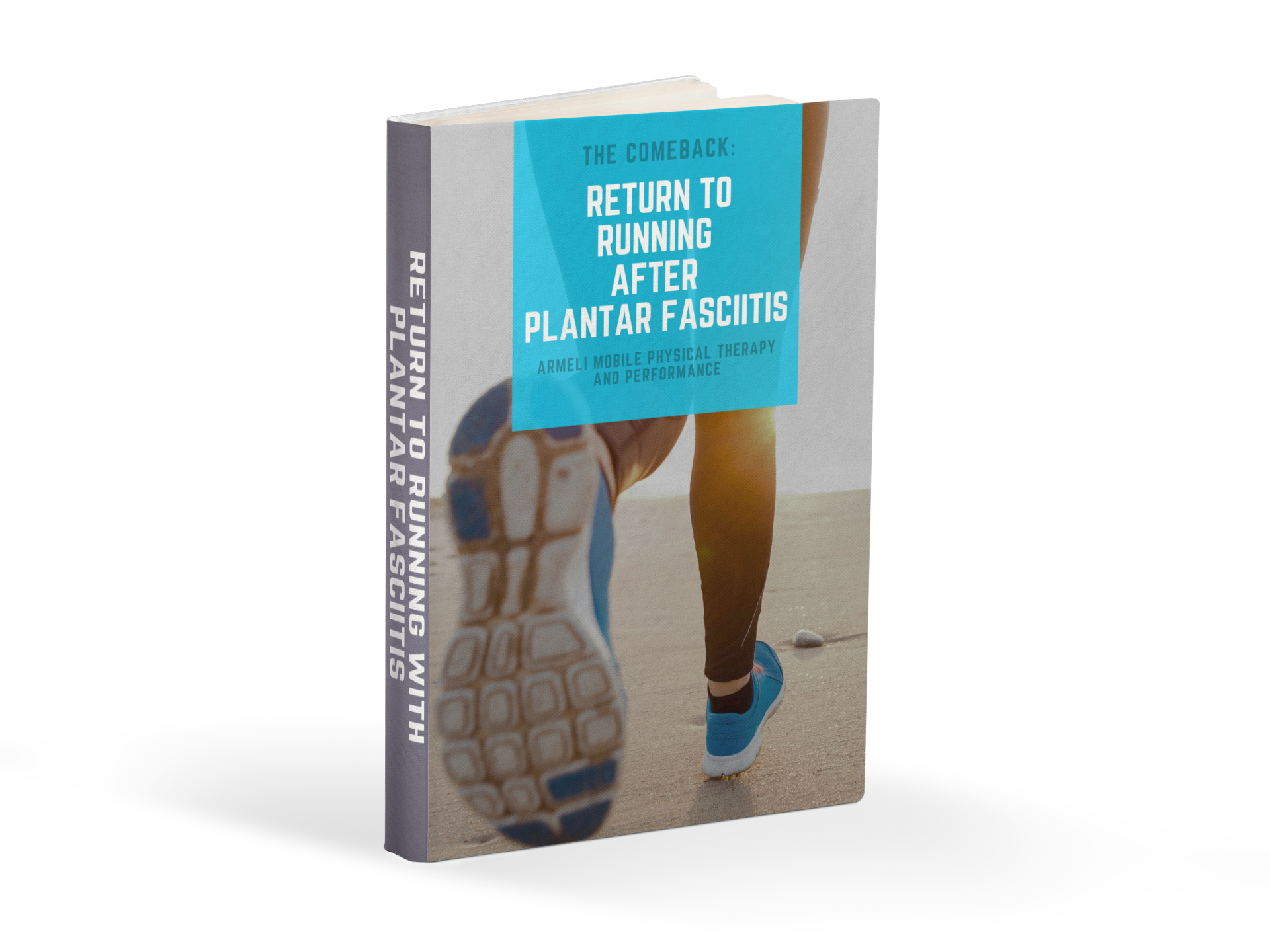 Picture of return to running after plantar fasciitis ebook