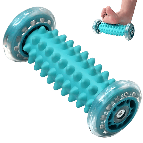 A foot roller for massaging bottom of foot